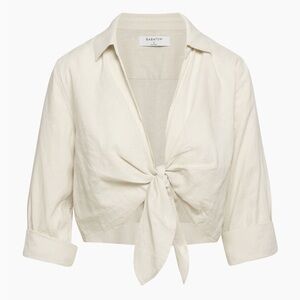 NWT Aritzia Babaton connection linen blouse